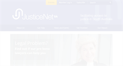 Desktop Screenshot of justicenet.org.au